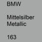 Preview: BMW, Mittelsilber Metallic, 163.